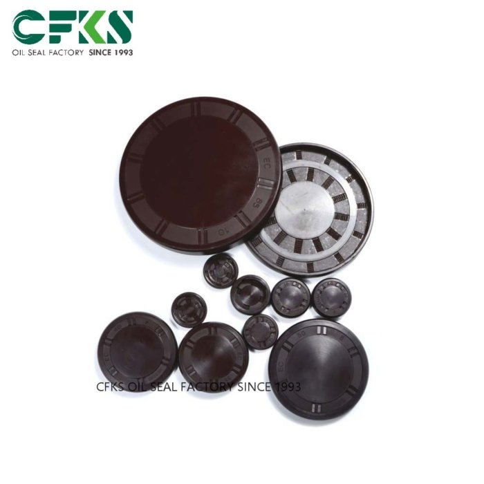 CFKS Reducer End Cover Oil Seal EC FKM Nitrile Rubber Oil Seal EC End Cup Cover for Transmission Gearbox