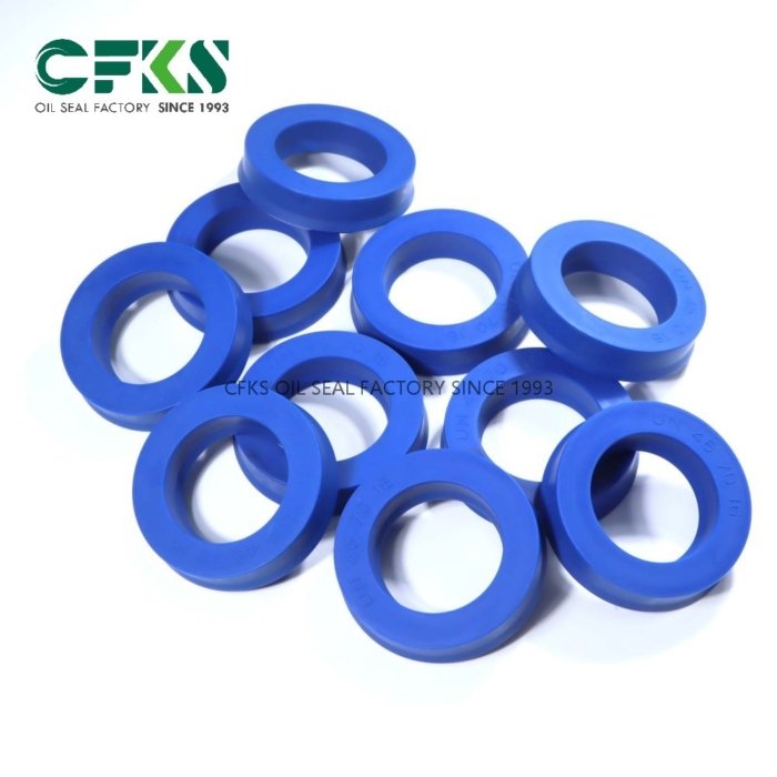 CFKS Hydraulic Cylinder Piston Rod Oil Pneumatic Seal Polyurethane Hydraulic Oil Seals UN Seal Blue TPU PU Oil Seal