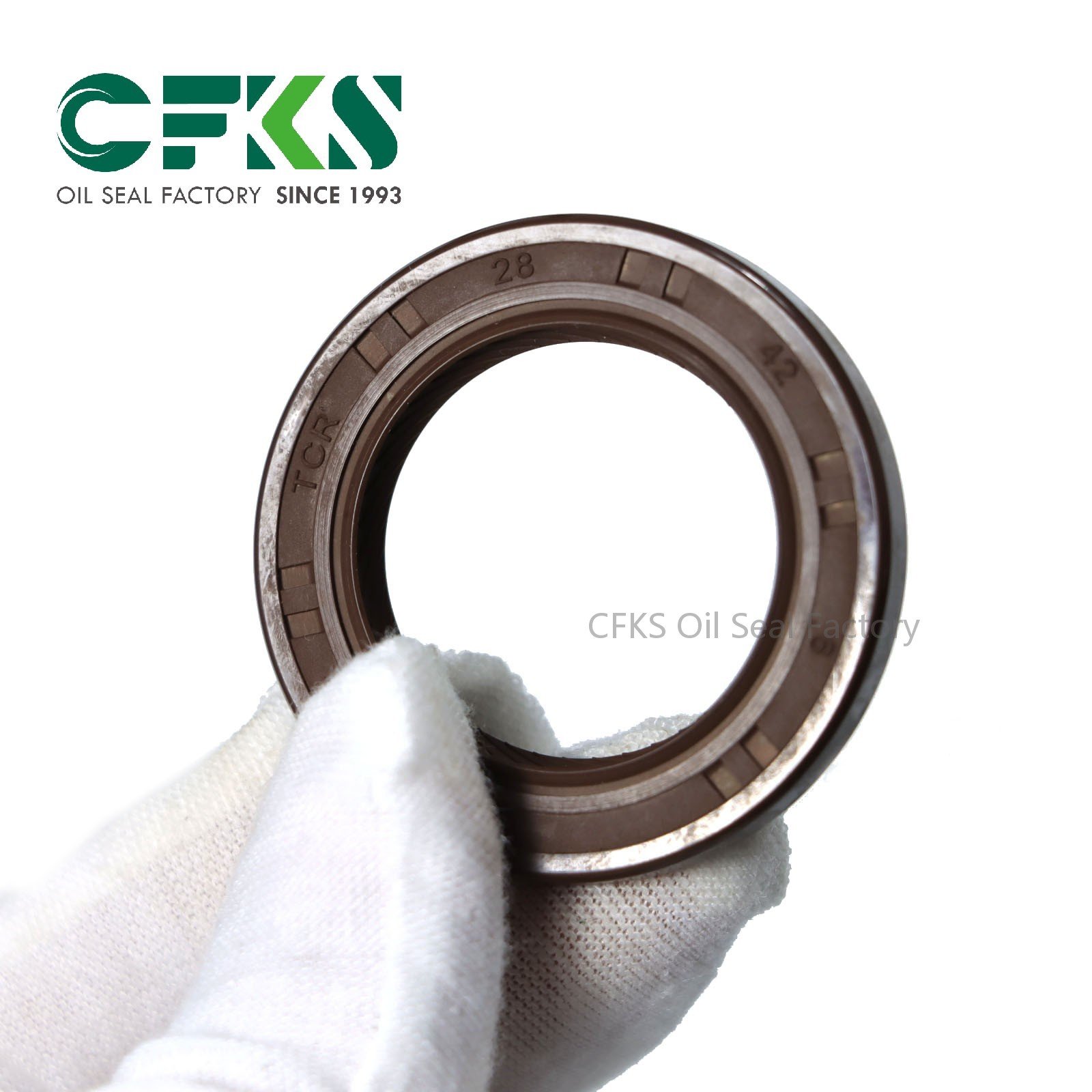 CFKS TCR Skeleton Oil Seal 28*42*6 TC Double Lip Oil Seal TG Sealing Ring TG4 NBR FKM Oil Seal - Image 4