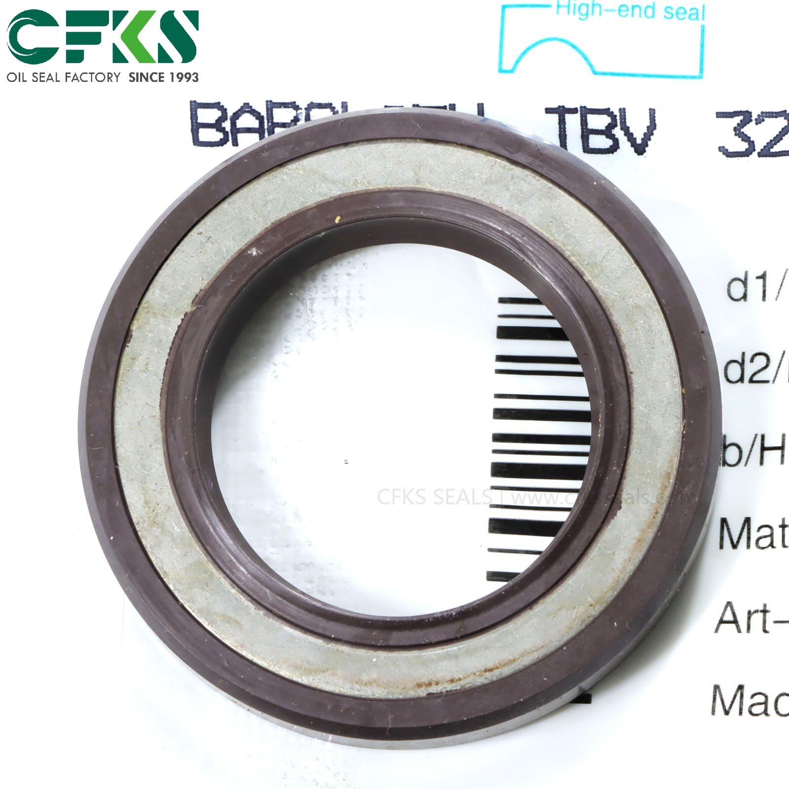 CFKS TBV Oil Seal 32.7*50.8*9 FKM TBV Rubber Seal Wear Resistant TBV Lip Seal - Image 2
