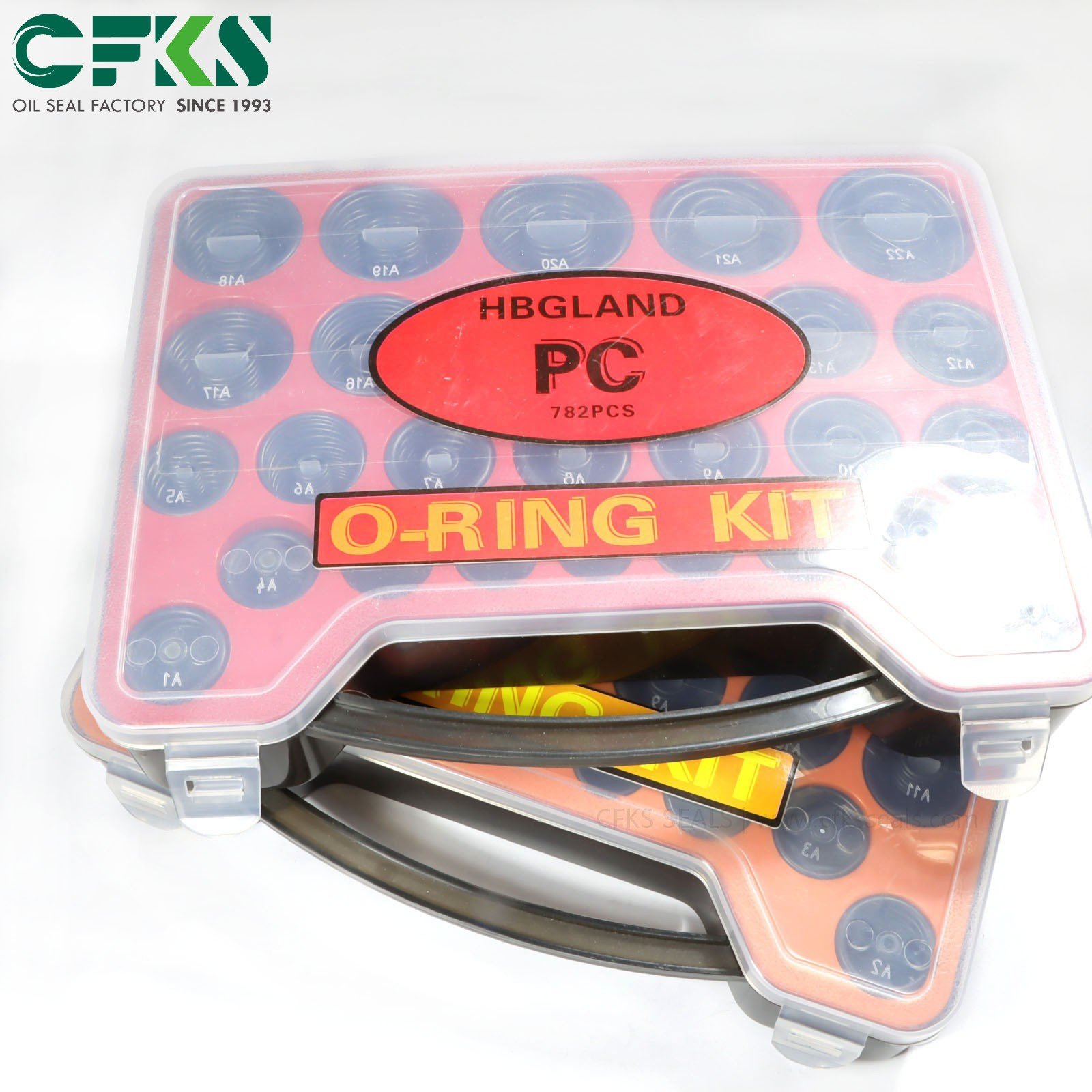 CFKS Custom O Ring Kit NBR Rubber Seal High Temperature Silicone O Ring Kit - Image 4