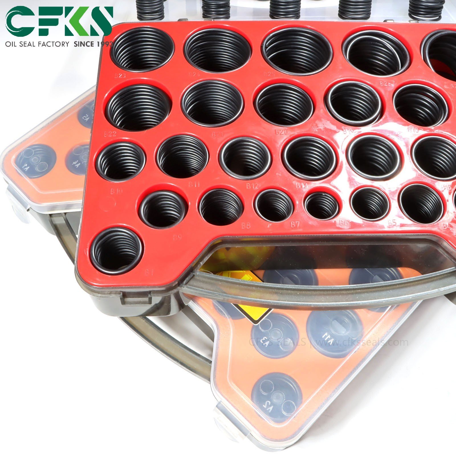 CFKS Custom O Ring Kit NBR Rubber Seal High Temperature Silicone O Ring Kit - Image 3