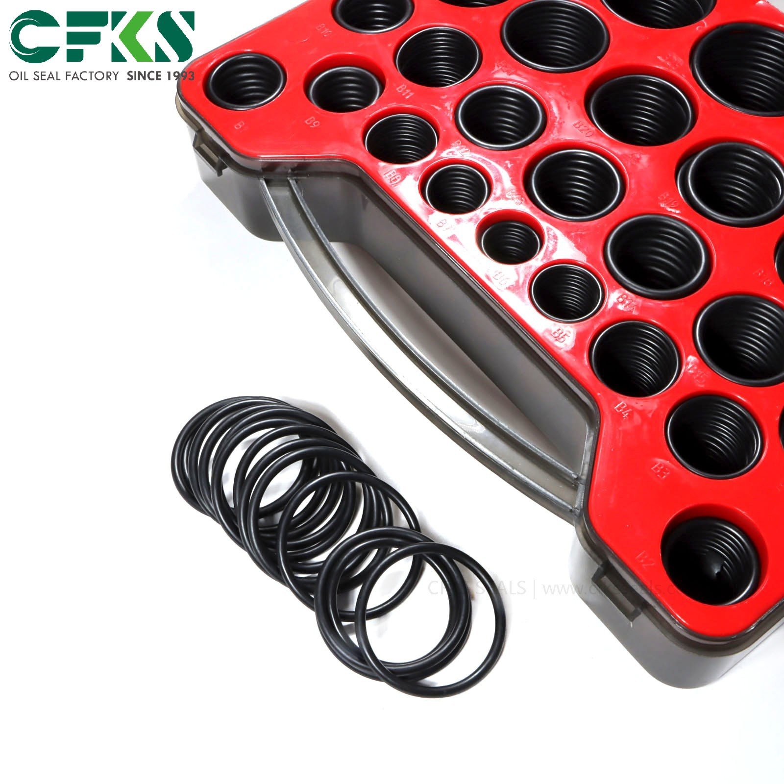 CFKS Custom O Ring Kit NBR Rubber Seal High Temperature Silicone O Ring Kit - Image 2