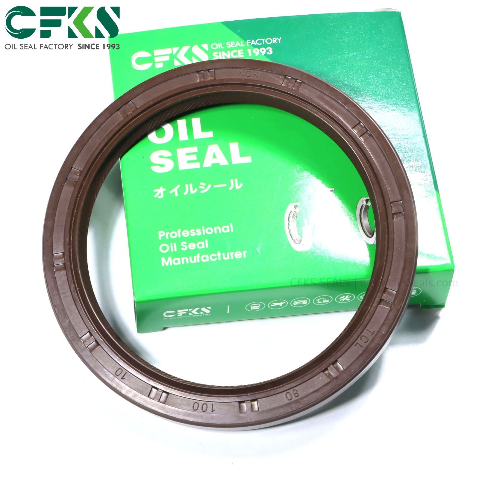 CFKS NBR TCL Type Double Lip Rotary Seal 80*100*10 TCL Oil Seal Metric Lip Seal - Image 2