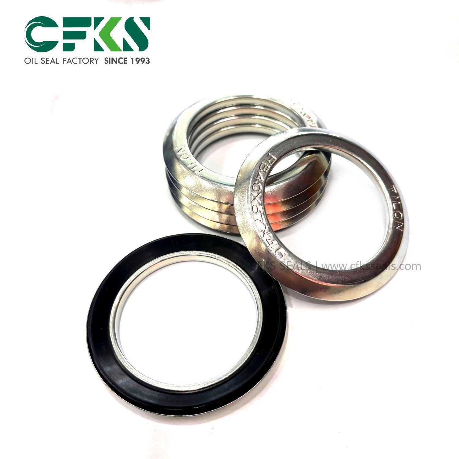 CFKS FKM Heavy Duty Excavator Bushing RB Oil Seal 40*57*4.5 Rotary Shaft Dust Protection - Image 3