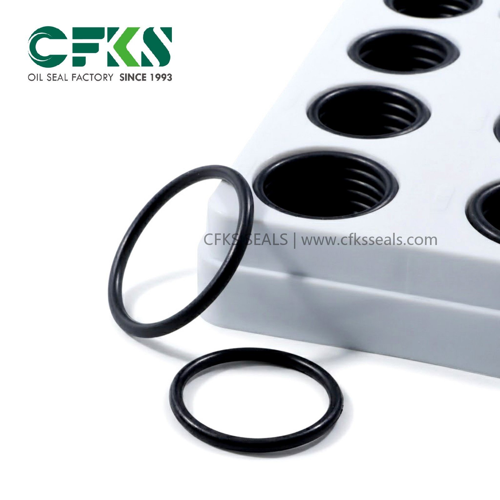 CFKS White O-Ring Kit Silicone O Ring Assortment Box Rubber O-Ring Assortment Box - Image 4
