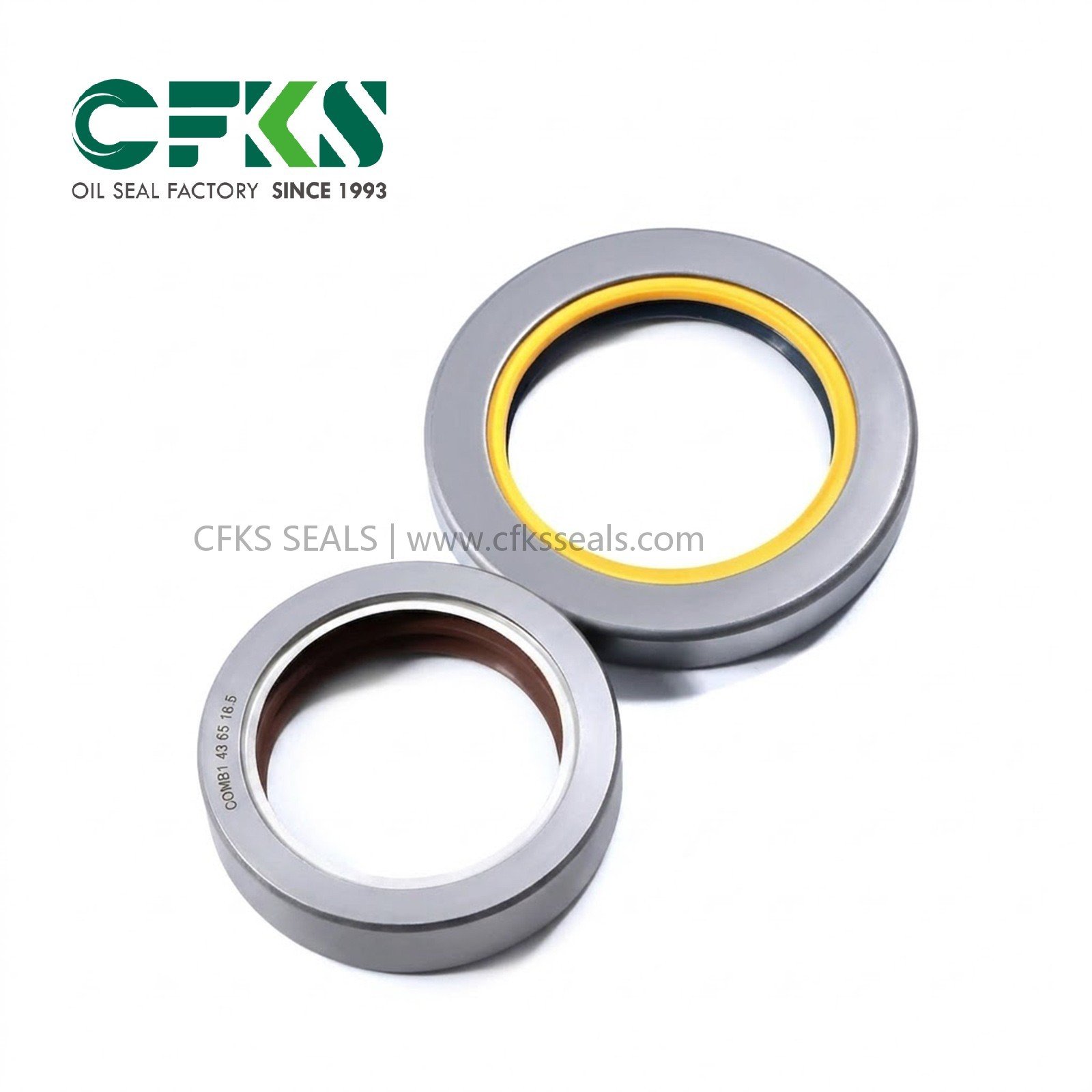 CFKS NBR FKM Combi Oil Seal 43*65*16.5 Heavy Duty Cassette Combi Shaft Seal Hub Oil Seal - Image 2